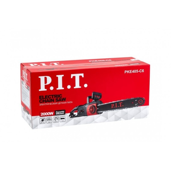 Цепная пила электрическая P.I.T. PKE405-C6 + цепь Stihl в подарок
