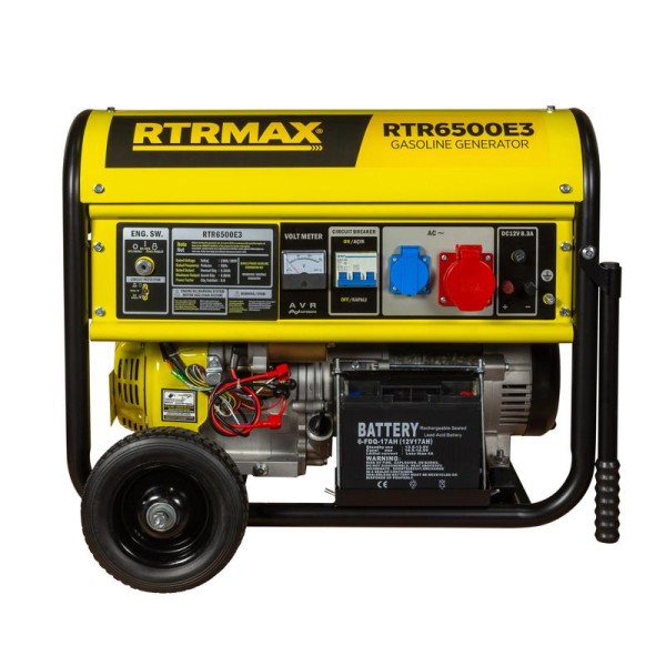 Генератор бензиновый RTRMAX RTR-6500-E3