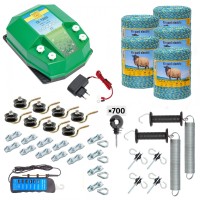 Pachet gard electric complet 5000 m, 7,2 Joule, 230 V, pentru animale domestice