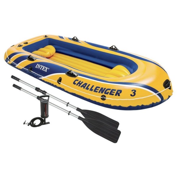 Barcă pneumatică Intex 68370 Challenger 3 Set