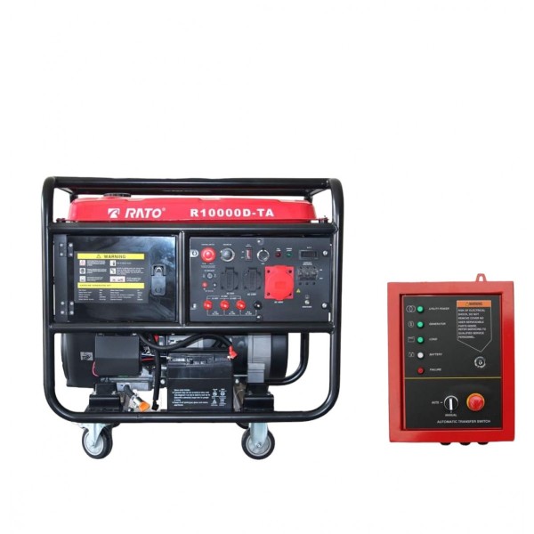 Generator pe benzina Rato R10000D-TA+ATS
