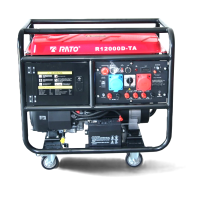  Generator pe benzina Rato R12000D-TA + ATS