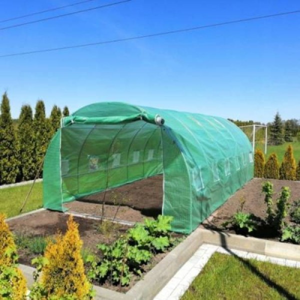 Seră Tehno MS 6x3x2 m, 26 mm, 2 uși