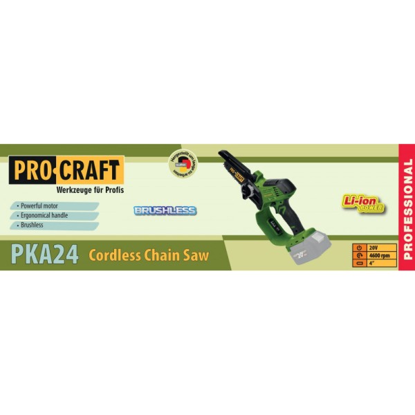 Mini ferăstrău fără fir Procraft PKA-24Li (fără baterie și încărcător)