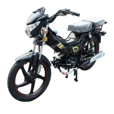 Moped Delta 72CC, negru, alb, albastru, roșu.