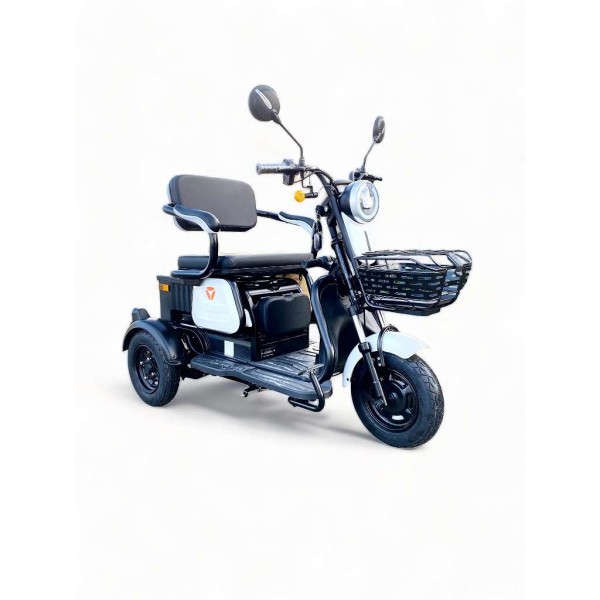 Tricicletă electrica cu trei roti Yadea ZT16 Alb