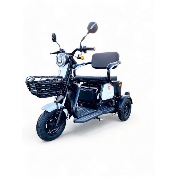 Tricicletă electrica cu trei roti Yadea ZT16 Alb