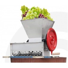 Zdrobitor de struguri manual cu desciorchinare Inox BC-A