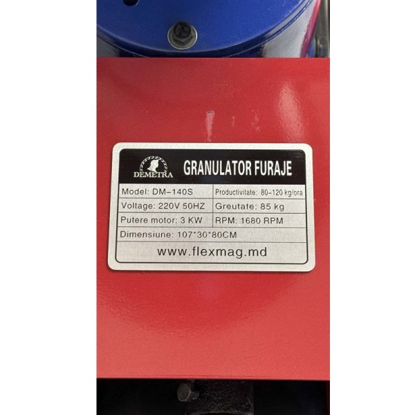 Granulator Demetra DM-140S (motor inclus)