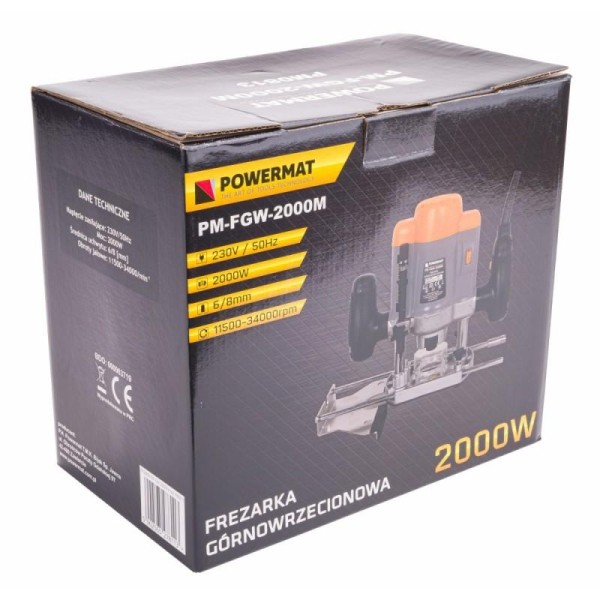 Фрезер Powermat PM-FGW-2000M, 2000 Вт, 6 мм, 8 мм