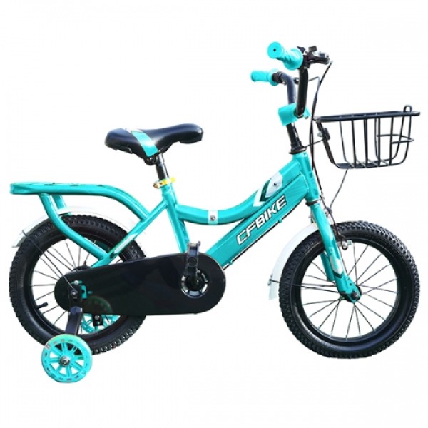 Детский велосипед 14" 3-5 лет CFBIKE H1014 Бирюзовый