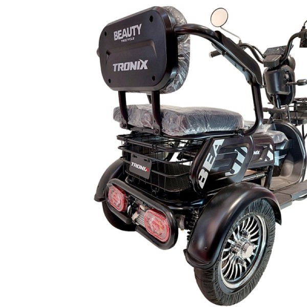 Tricicletă electrica cu trei roti 1000W Black