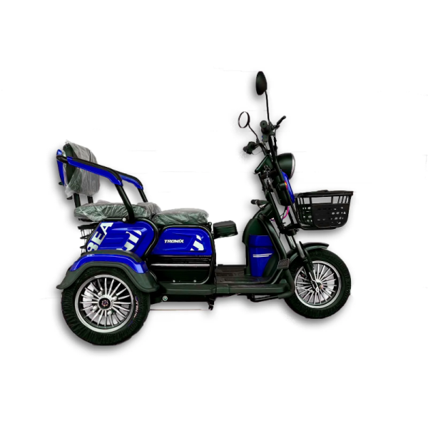 Tricicletă electrica cu trei roti 1000W Blue