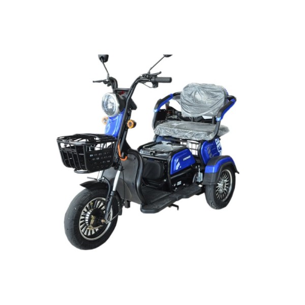 Tricicletă electrica cu trei roti 1000W Blue