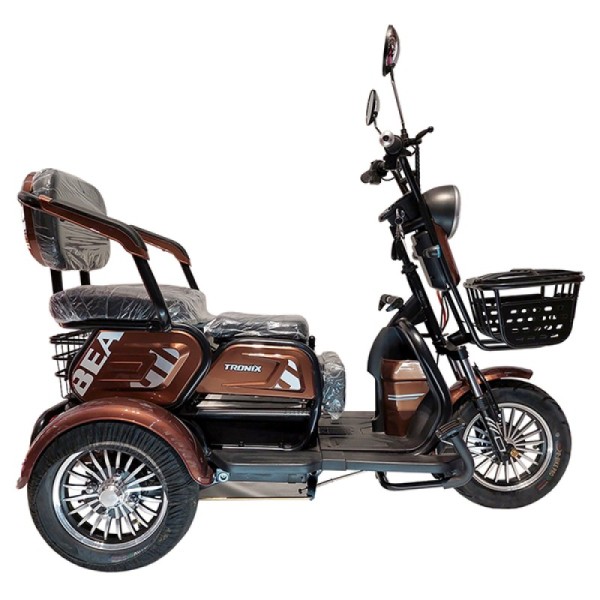 Tricicletă electrica cu trei roti 1000W Brown