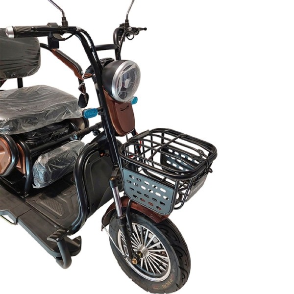 Tricicletă electrica cu trei roti 1000W Brown