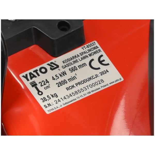 Mașina de tuns gazonul pe benzina Yato YT-85537