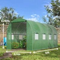 Теплица Tehno MS 4x2.5x2.25 м, 26мм, 2 двери