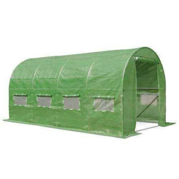 Теплица Tehno MS 4x2.5x2.25 м, 26мм, 2 двери
