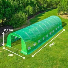 Теплица Tehno MS 10x3x2,25 м, 26 мм, 2 двери