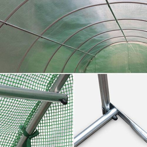 Теплица Tehno MS 10x3x2,25 м, 26 мм, 2 двери