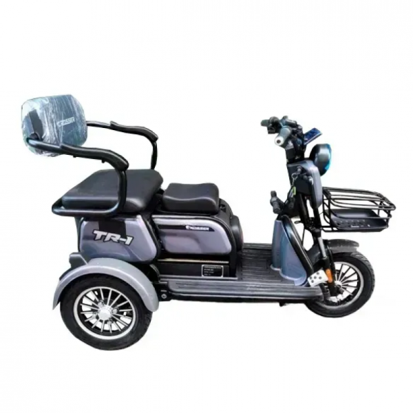Трёхколёсный электроскутер Crosser TR-1 Серый