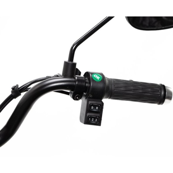 Трёхколёсный электроскутер Crosser TR-1 Серый