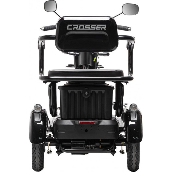 Трёхколёсный электроскутер Crosser TR-1 Черный