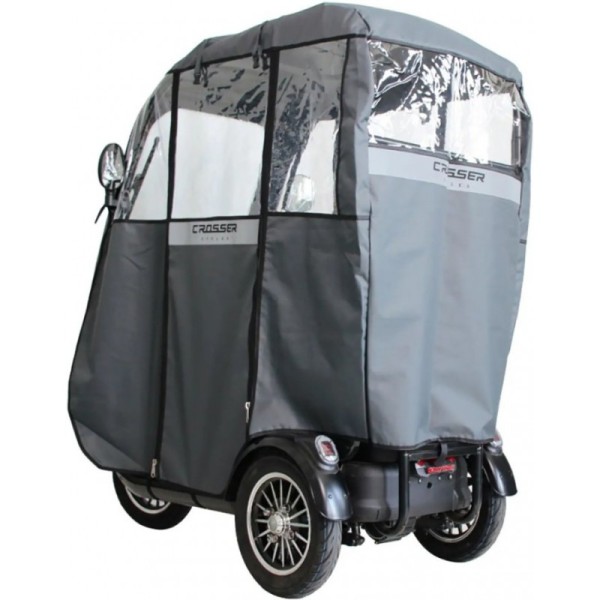 Трёхколёсный электроскутер Crosser TR-3 Черный