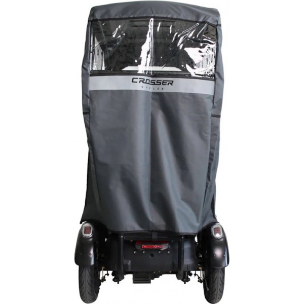 Трёхколёсный электроскутер Crosser TR-3 Черный