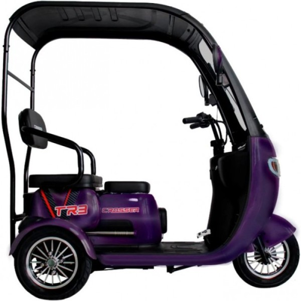 Электроскутер трехколесный Crosser TR-3 Фиолетовый