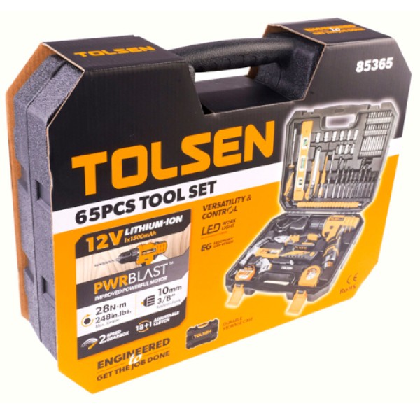 Set scule de mână Tolsen 85365