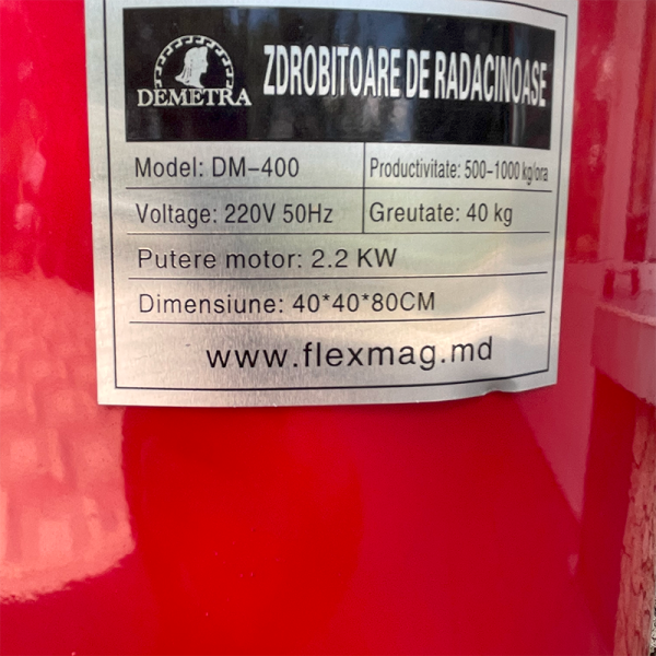 Zdrobitor de rădacini Demetra DM-400