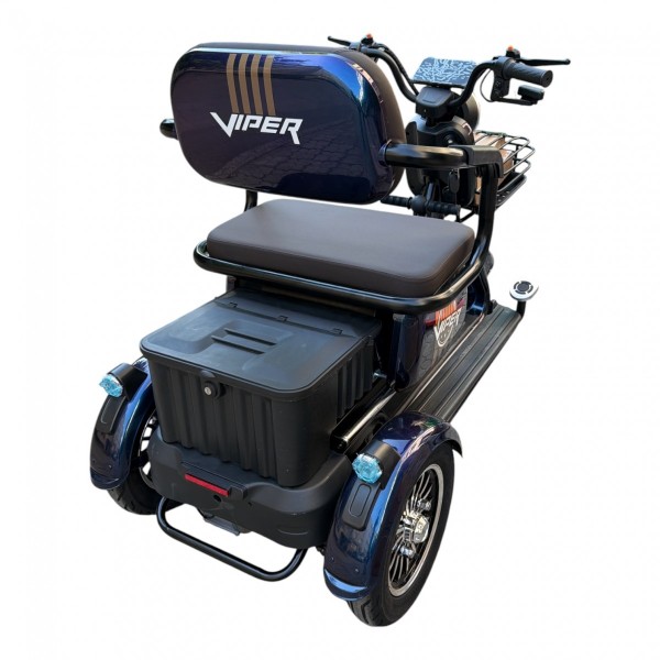 Трёхколёсный электроскутер Viper E-PSG 6 1500Вт Трёхколёсный электроскутер Viper E-PSG 6 1500Вт