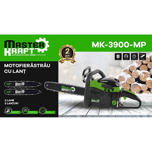 Цепная пила бензиновая Master Kraft MK3900MP