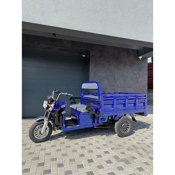 Triciclu cu remorcă Gherakl Cargo T3, 2000W, 72V 45Ah