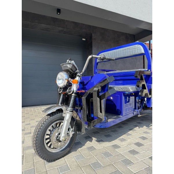 Triciclu cu remorcă Gherakl Cargo T3, 2000W, 72V 45Ah