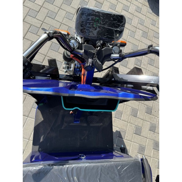 Triciclu cu remorcă Gherakl Cargo T3, 2000W, 72V 45Ah