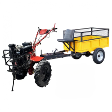 Мотоблок Buivol л.с. + прицепом 4x4