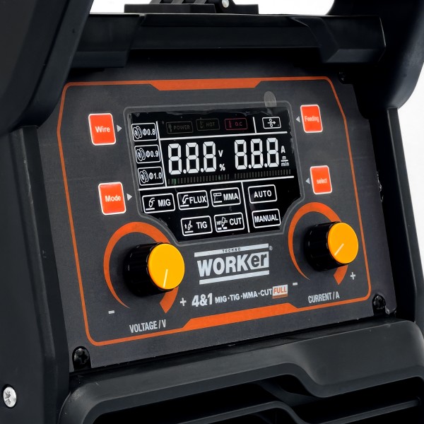 Aparat de sudura TechnoWorker 4 in 1 (MIG/TIG/MMA/CUT) FULL Aparat de sudura TechnoWorker 4 in 1 (MIG/TIG/MMA/CUT) FULL