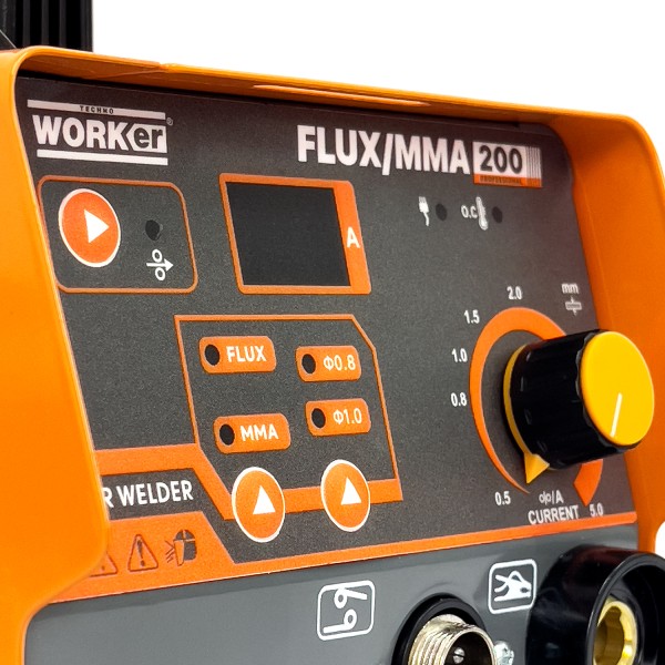 Aparat de sudura TechnoWorker Invertor FLUX/MMA 200 Aparat de sudura TechnoWorker Invertor FLUX/MMA 200