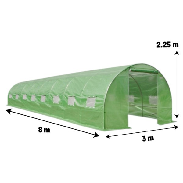 Sera pentru gradina Demetra 8x3x2.25 m