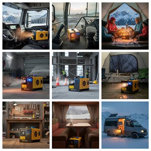 Încălzitor pe motorina MP-461-1, 9kw, 12V/24V/220V