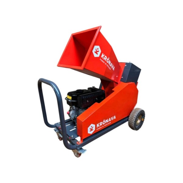 Tocator de crengi pe benzina Kronava KV-80BD, pornire la cheie