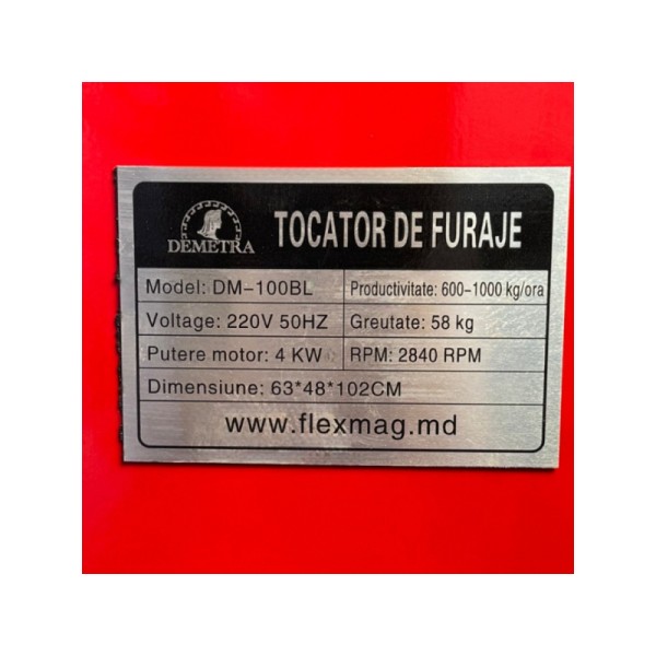 Tocator de furaje Demetra DM-100BL