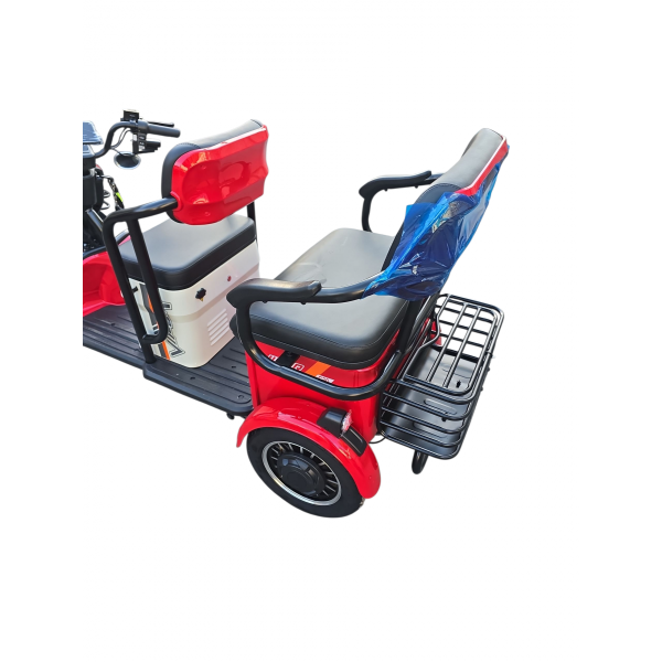 Трёхколёсный электроскутер Viper C20 red