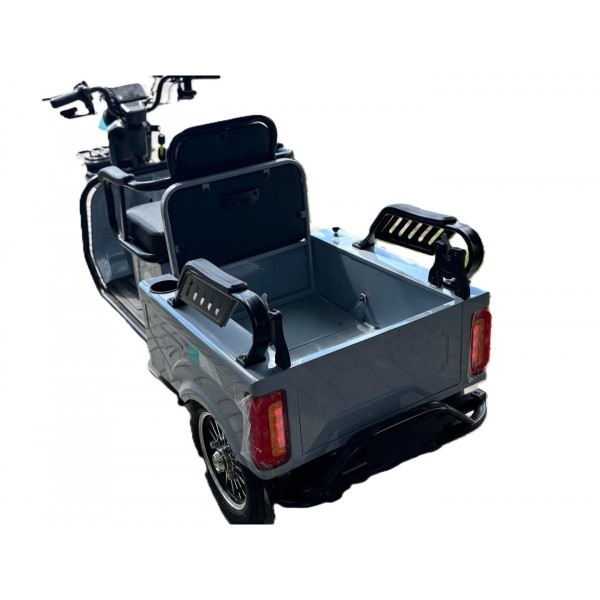 Трёхколёсный электроскутер Viper Fuxing Серый