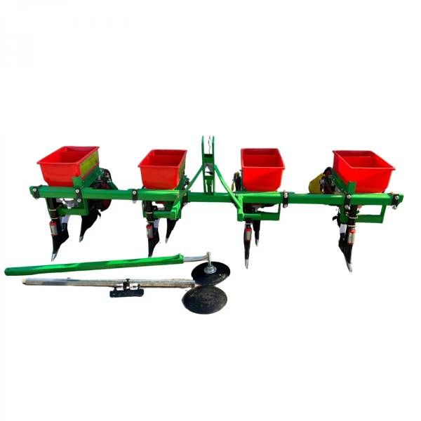 Semănătoare 4 rânduri pentru minitractor, cu marcher