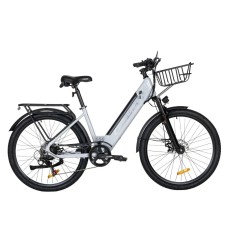 Электрический велосипед Crosser E-City 26*2.10 500W Shimano 7S Grey