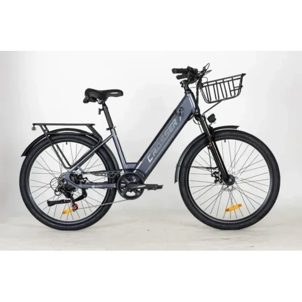 Bicicletă electrică Crosser E-City PRO 26 500W Shimano 7S Black